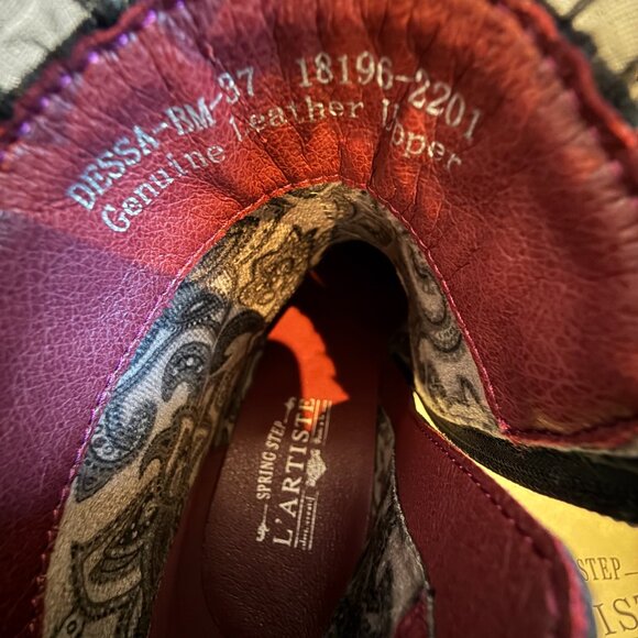 Women's L"ARTISTE Ankle Boots Size 37 (US 6.5) stunning - Picture 6 of 13